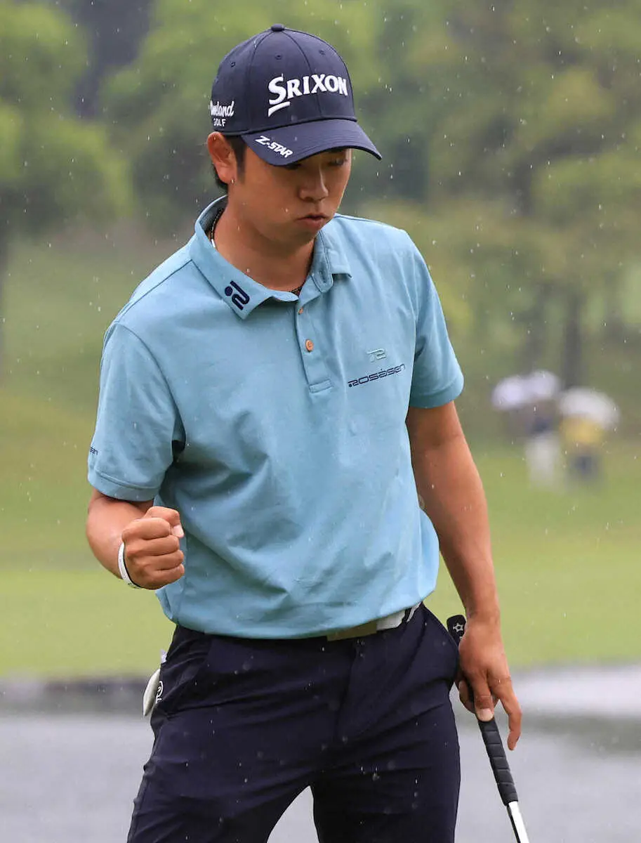 【画像・写真】渋野日向子の同級生・生源寺龍憲が首位浮上「我慢しながらできた」メジャー初制覇へ