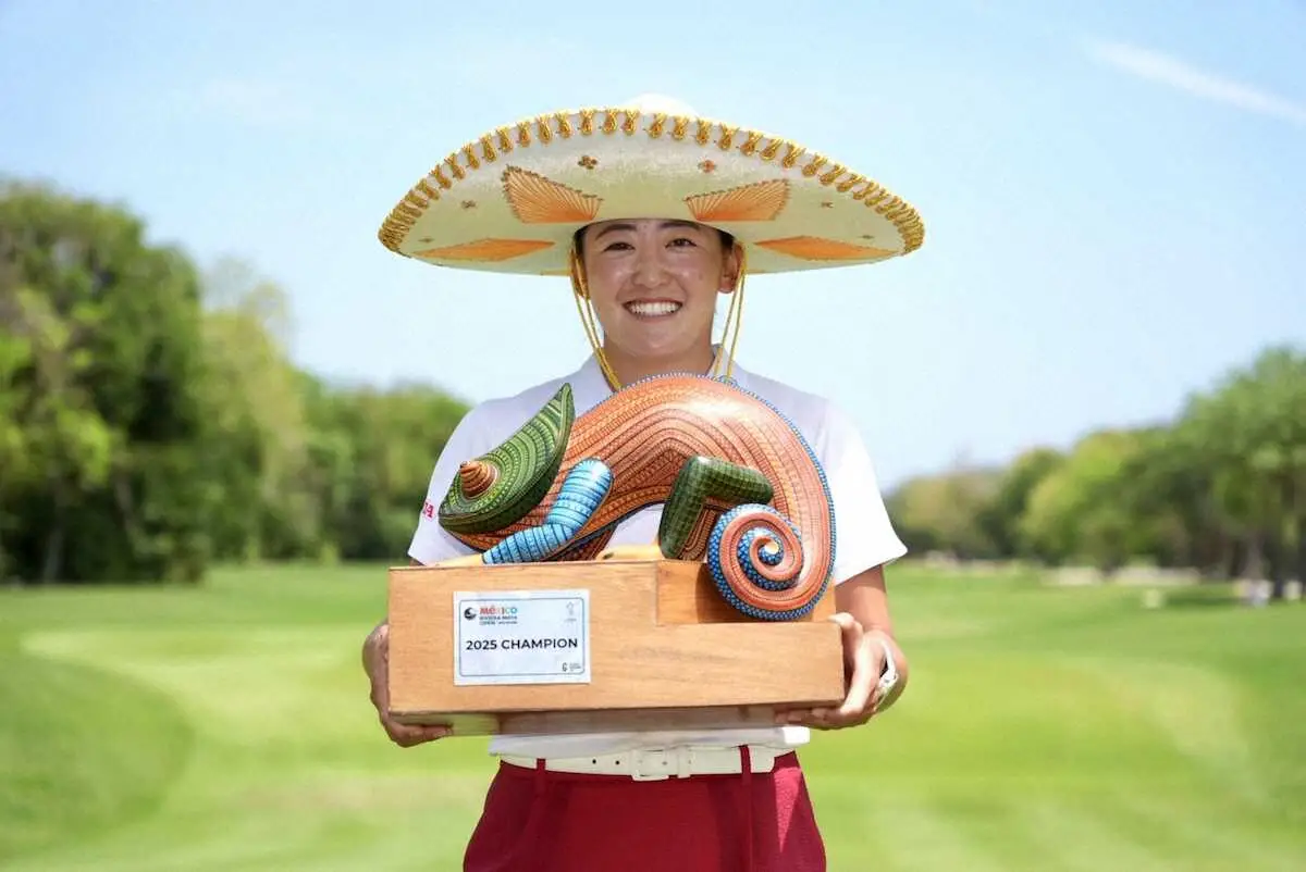 【画像・写真】岩井千怜　米ツアー本格参戦1年目、8戦目で初V　逆転6差ぶっちぎり　29日開幕全米女子OPへ弾み