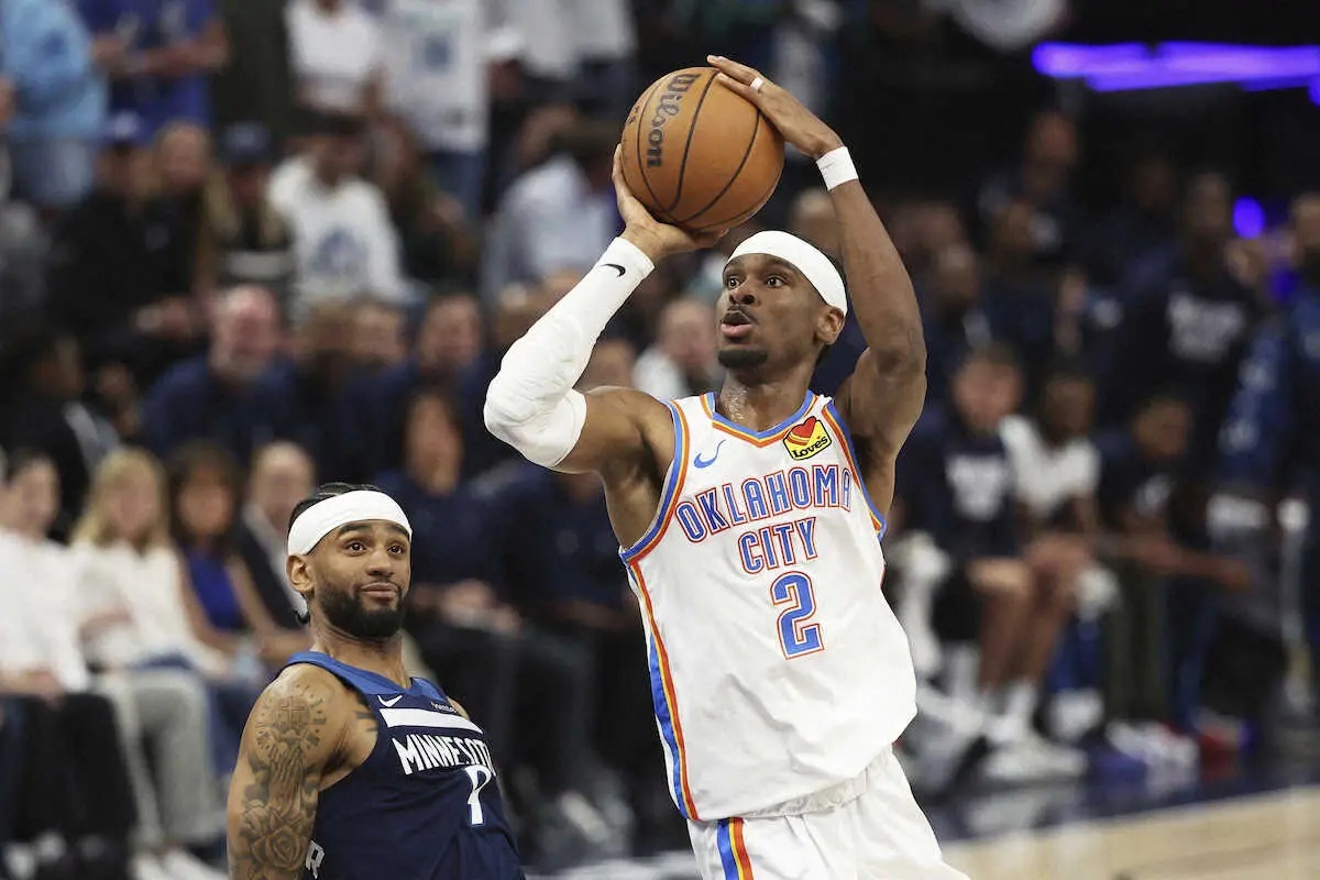 【画像・写真】【NBA】サンダー　13年ぶりのNBAファイナルへ王手！シェイPO自己最多40得点10A8Rの大活躍