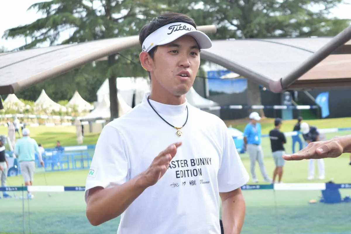 【画像・写真】阿久津未来也「まずは4日間宍戸でプレーしたい」前週ミズノ・オープンでツアー初優勝