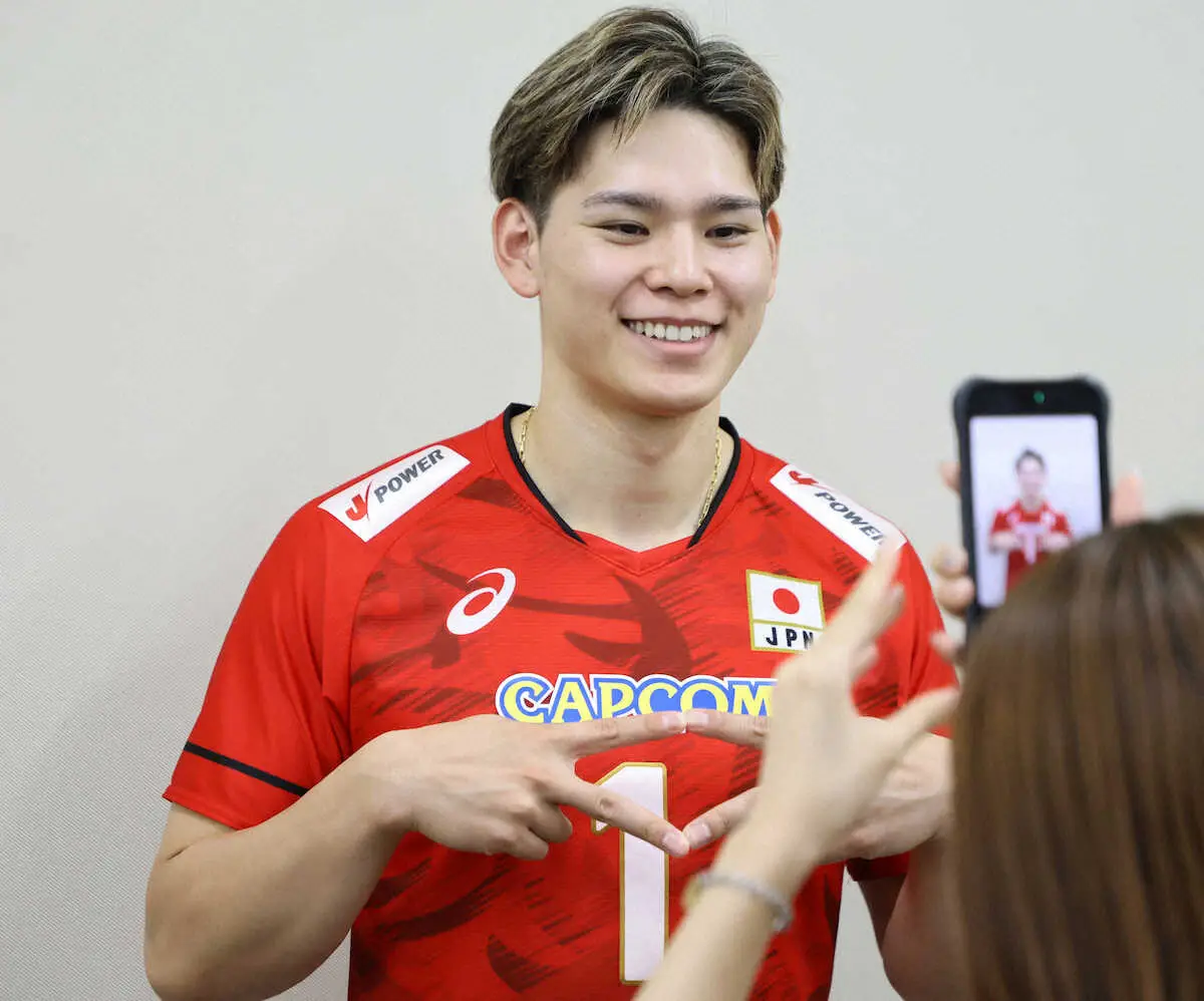 【画像・写真】【バレー】西田有志「次は胸を張っていけるように」代表活動1年休止への思い語る　妻・紗理那さんには感謝