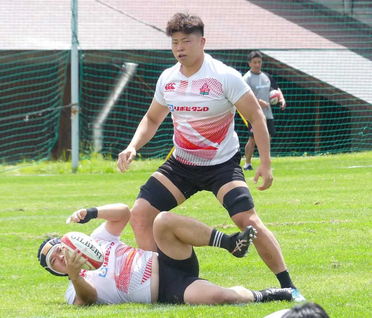 【画像・写真】【ラグビー日本代表候補合宿】帝京大卒1年目の青木恵斗「成長できる機会」初の代表入りへ意欲