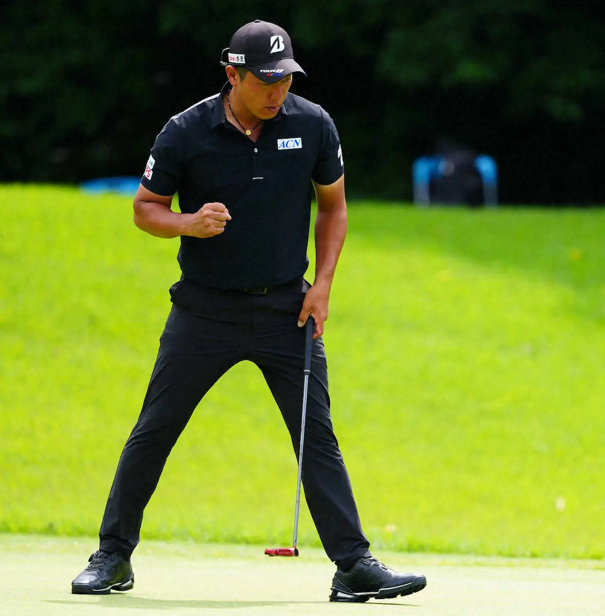 【画像・写真】【男子ゴルフ】堀川未来夢65で首位浮上「今日は我慢しました」2連続ダボの前日反省生かし猛チャージ