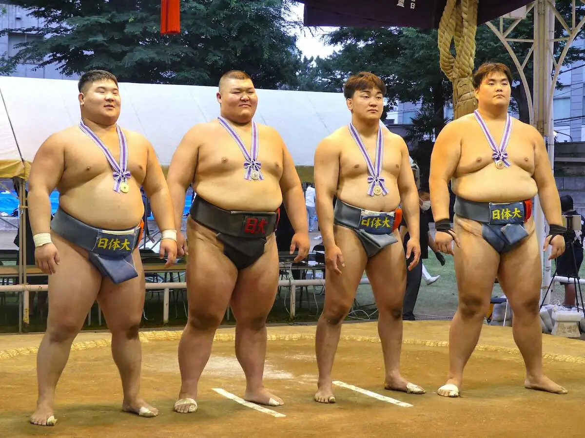 【画像・写真】東日本学生相撲選手権　日体大2年のバヤルボルドが初優勝！「本当は団体で…」うれしさよりも悔しさ