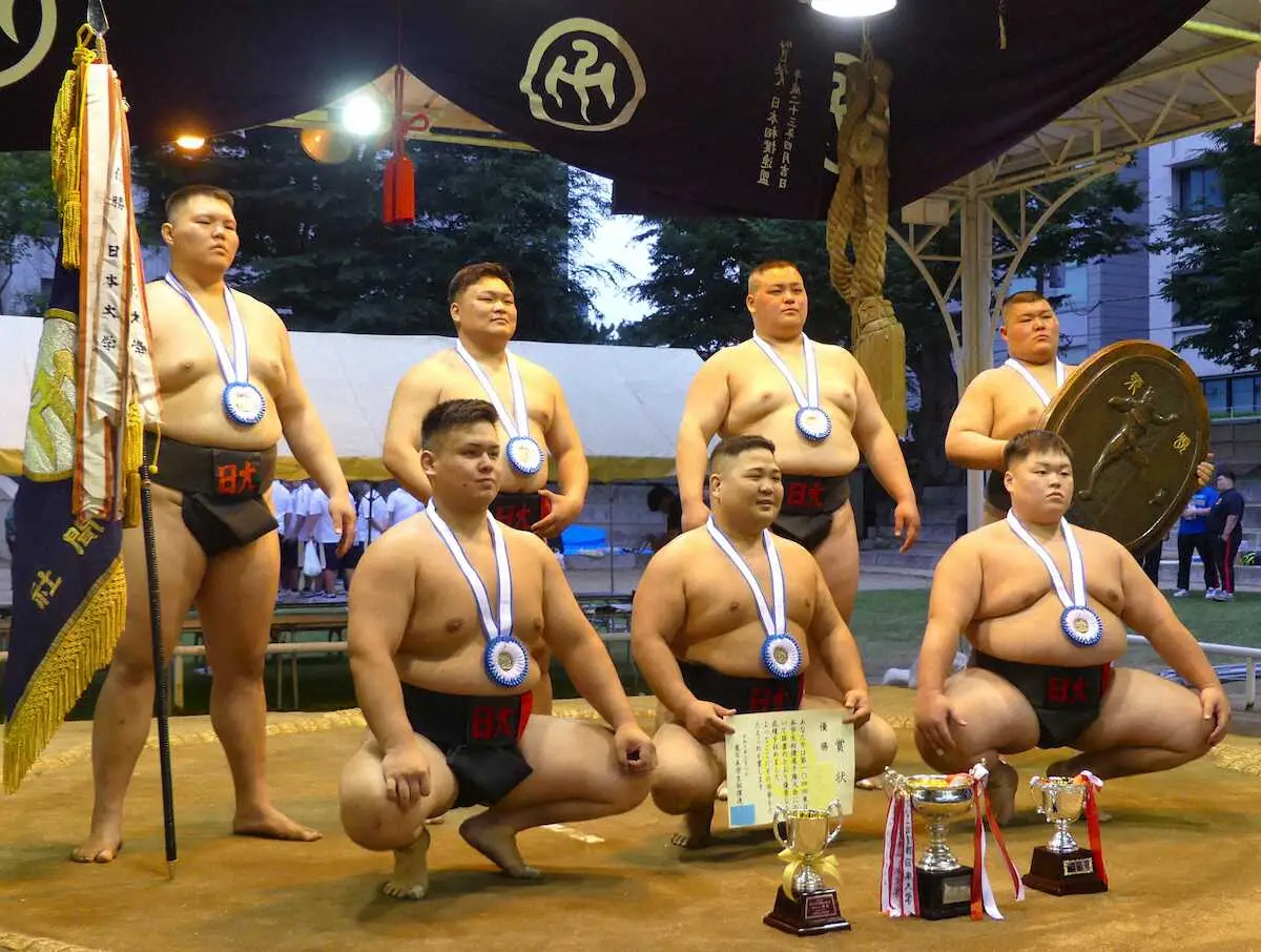 【画像・写真】東日本学生相撲選手権　日大が2年ぶり39度目の優勝！団体予選は大混戦…早大が4年ぶりAクラス昇格