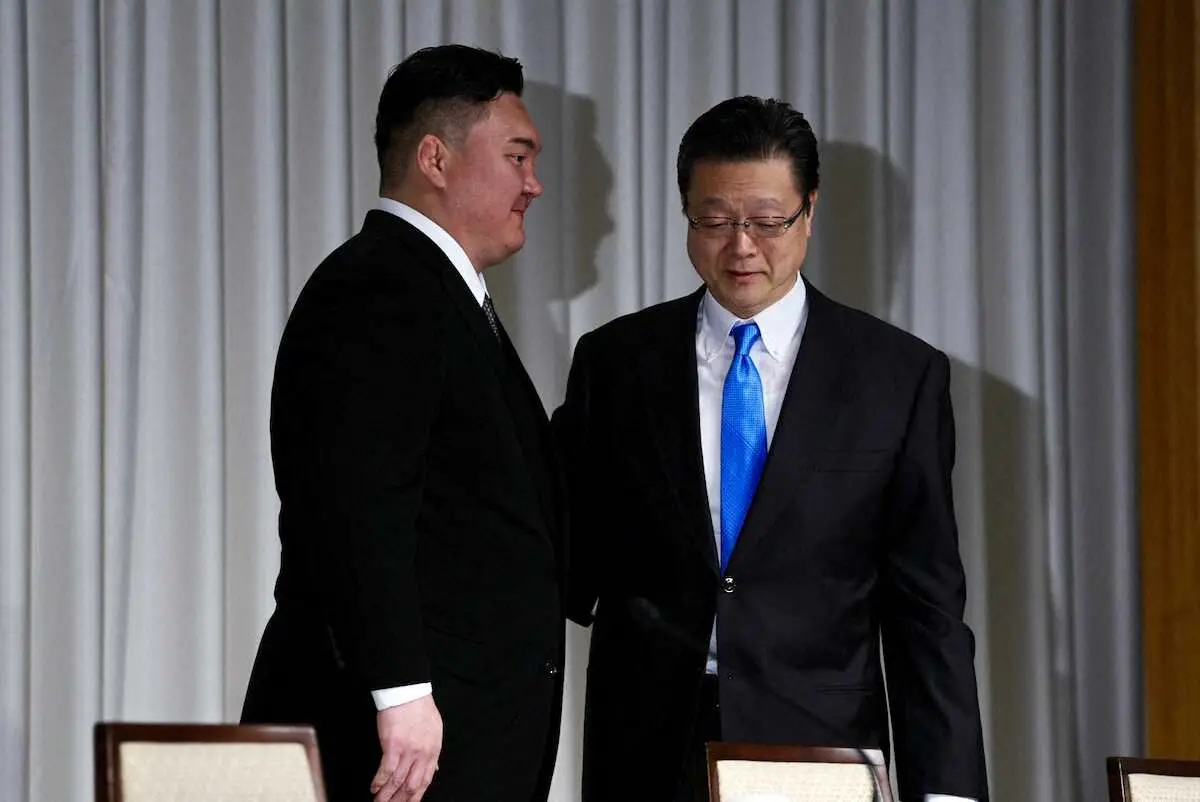 【画像・写真】白鵬翔氏が会見　「外の立場から相撲の発展に力を注いでいく」　世界相撲プロジェクトを推進