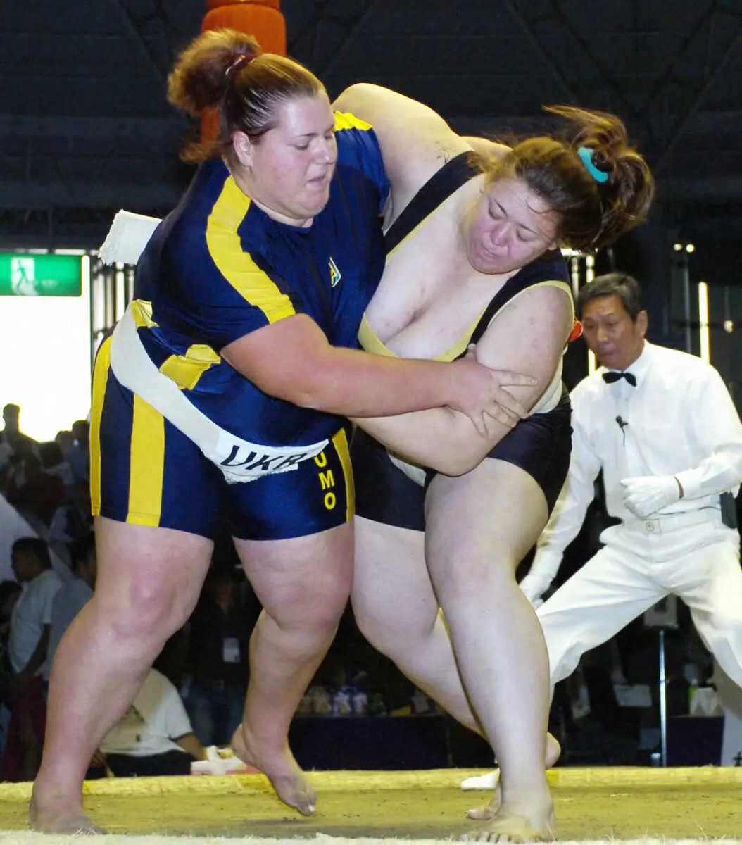 【画像・写真】2006年、世界相撲選手権の女子団体決勝