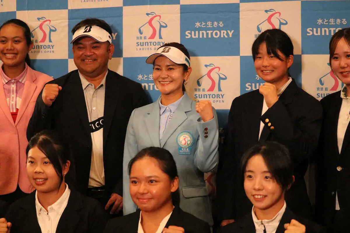 【画像・写真】宮里藍さんとアマチュアの座談会開催　16歳岩永杏奈は「憧れの存在」から緊張の対処法学ぶ