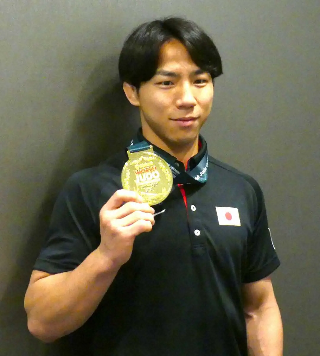 【画像・写真】【柔道】世界選手権初優勝の武岡毅「やっとここまで来れたか」打倒・一二三も「まだ並んだとかはない」