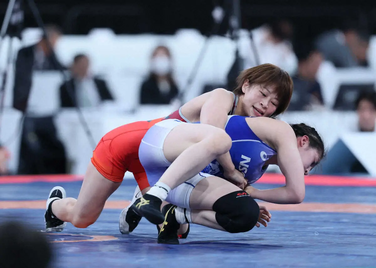【画像・写真】【レスリング明治杯】志土地真優は3位「3人で頑張ろうという気持ち」出産後初実戦で気持ち新た
