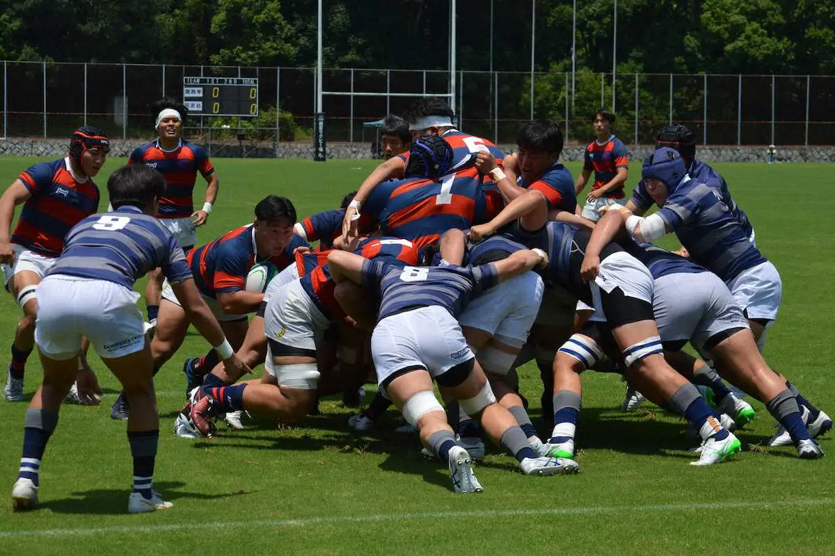 【画像・写真】【関西大学ラグビー】関学大、45―26で同大下して5位　スクラムで優位　春季T順位決定戦