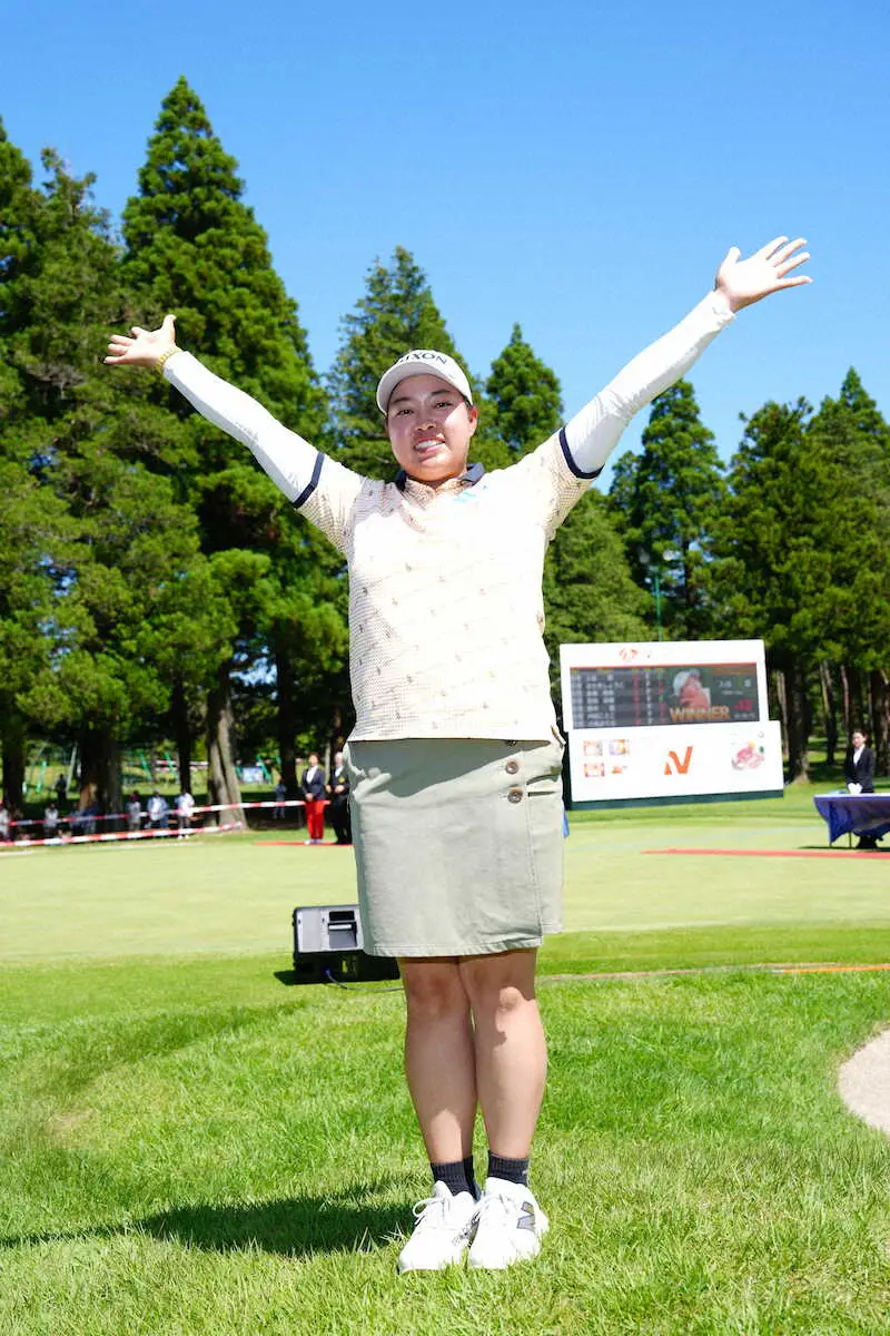 【画像・写真】＜ニチレイ・レディース・最終日＞ルーキー優勝を飾った入谷響（撮影・西尾　大助）