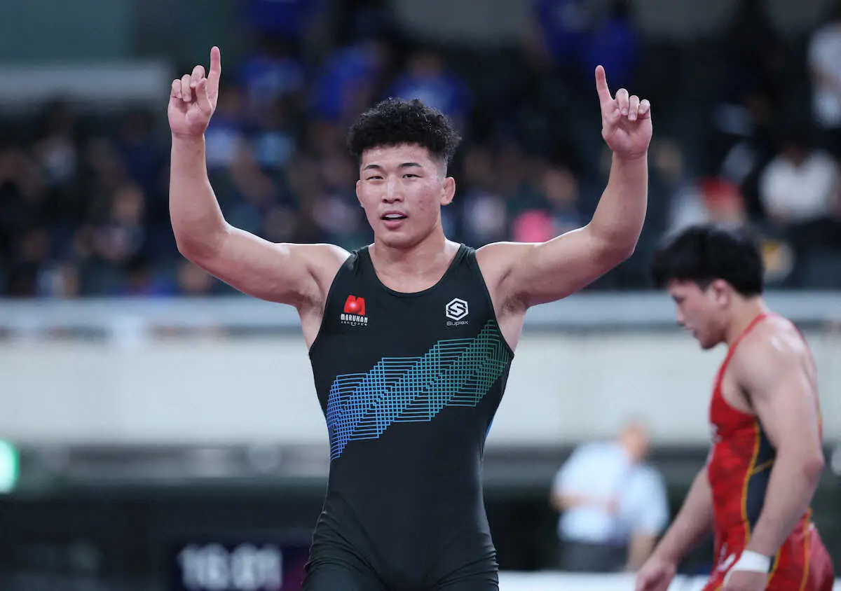 【画像・写真】【レスリング明治杯】パリ五輪男子王者2人も世界代表入り　清岡「本当の王者と」日下「伸びしろだらけ」
