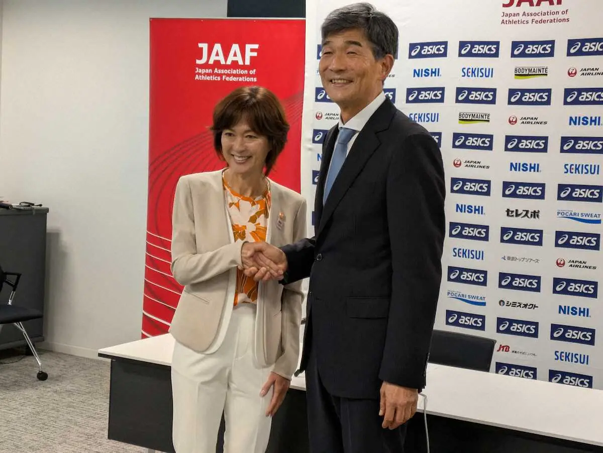 【画像・写真】有森裕子氏が日本陸連新会長就任「マラソン5本くらい走った方が楽」女性初の大役に責任感