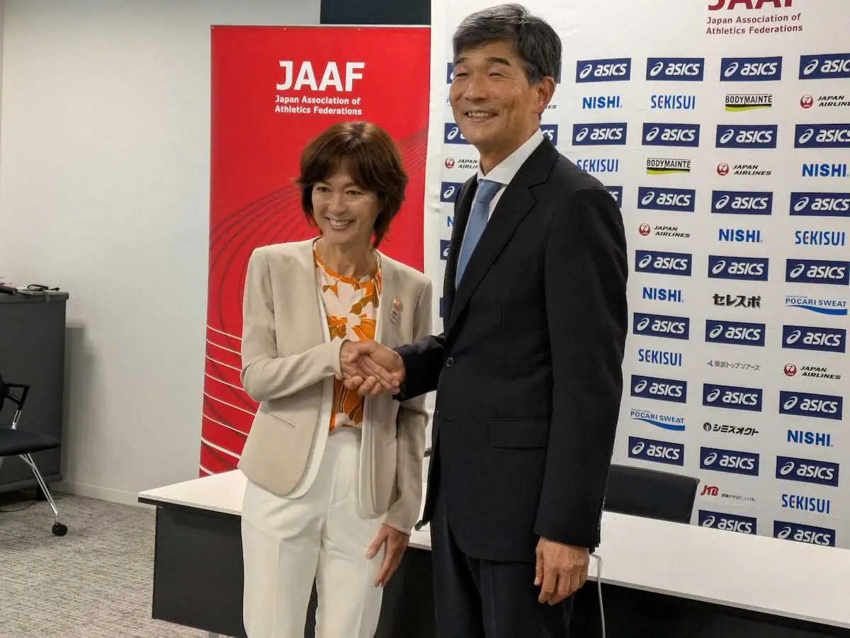 【画像・写真】有森裕子新会長、いきなり涙「応援したくなった」人生初立候補の理由明かす