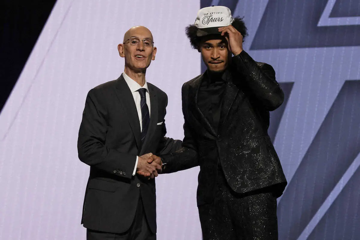 【画像・写真】【NBA】スパーズ　今年No.1ガードを2位指名！さらにBリーガーと親戚関係の“3&D”選手も指名