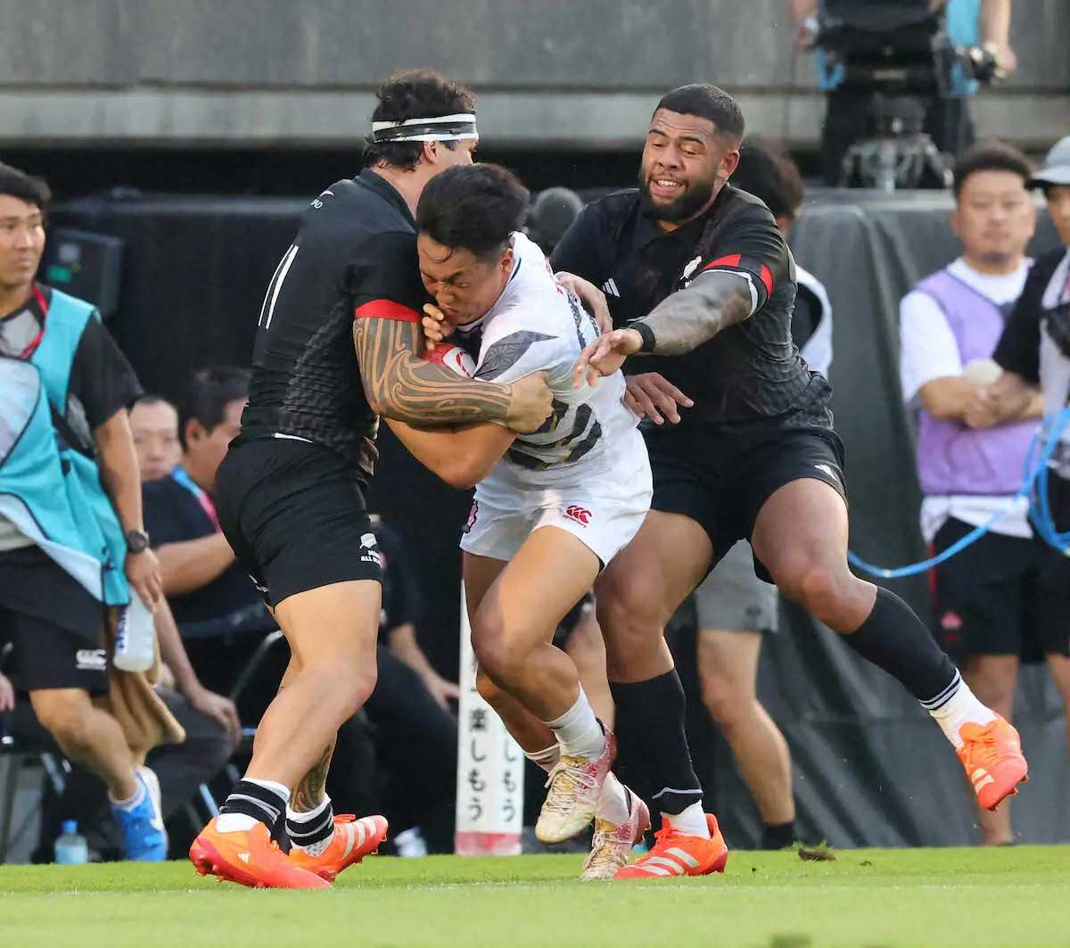 【画像・写真】【ラグビー】ジャパンXVはマオリABsに20―53で完敗　パリ五輪代表WTB植田が2Tで存在感