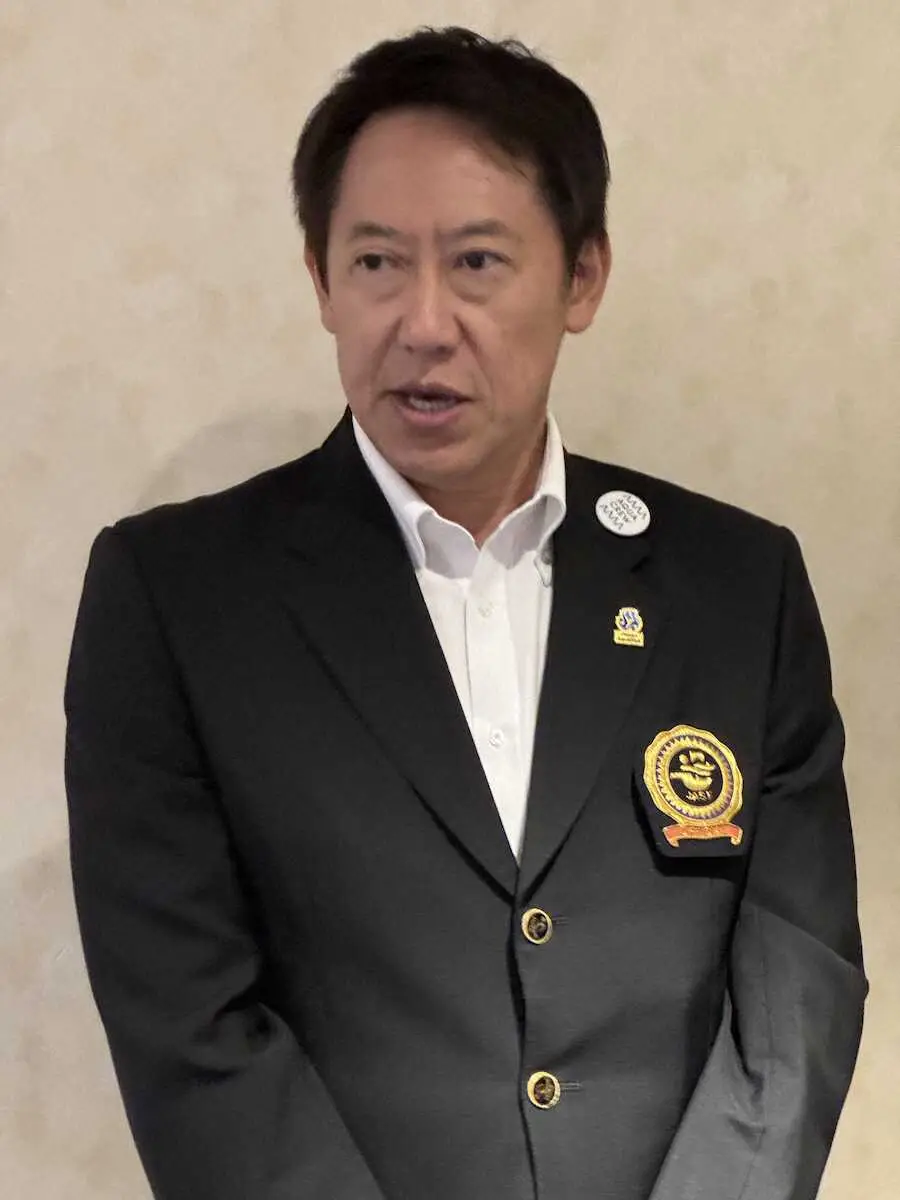 【画像・写真】日本水連・鈴木大地会長「金メダリストは社会に還元していくのが役割」新理事の岩崎恭子氏に期待