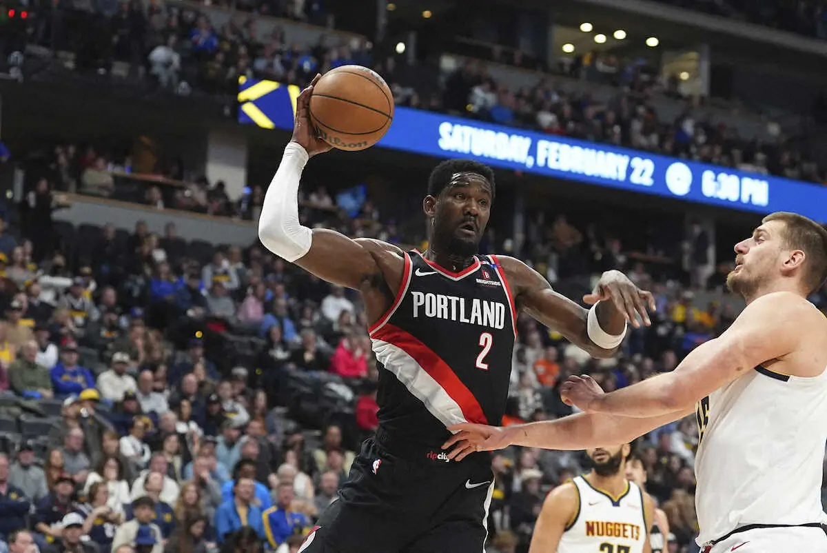 【画像・写真】【NBA】レイカーズがセンターの補強に成功　ブレイザーズからFAのエイトンと2年契約合意と米メディア