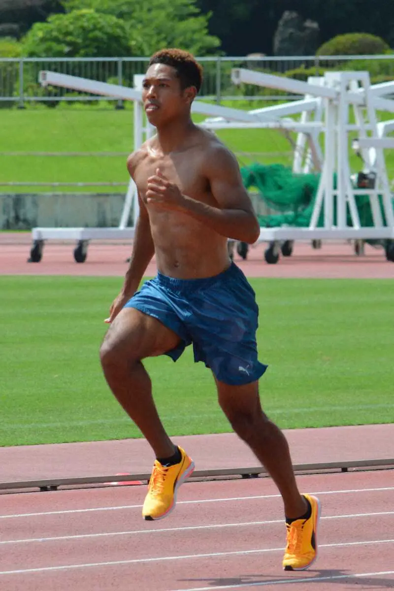 【画像・写真】サニブラウン、股関節の骨挫傷も「できる限りの準備を」4日開幕日本選手権