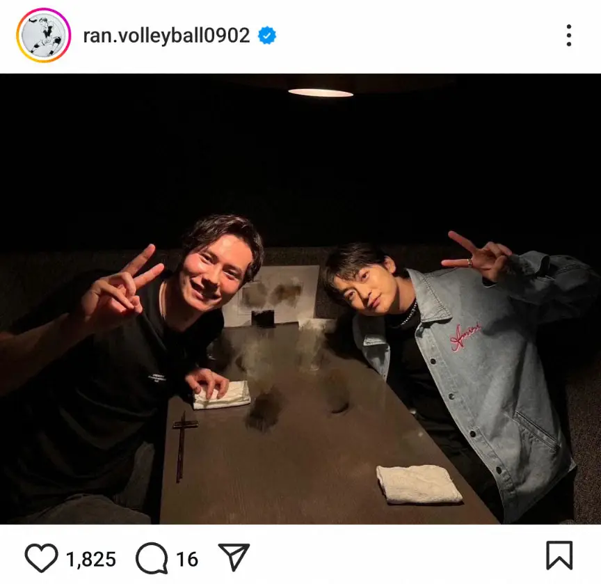 【画像・写真】高橋藍が「大切なお知らせ」　超人気俳優との報告にファン歓喜「絵面強すぎ」「推し同士が…尊い」