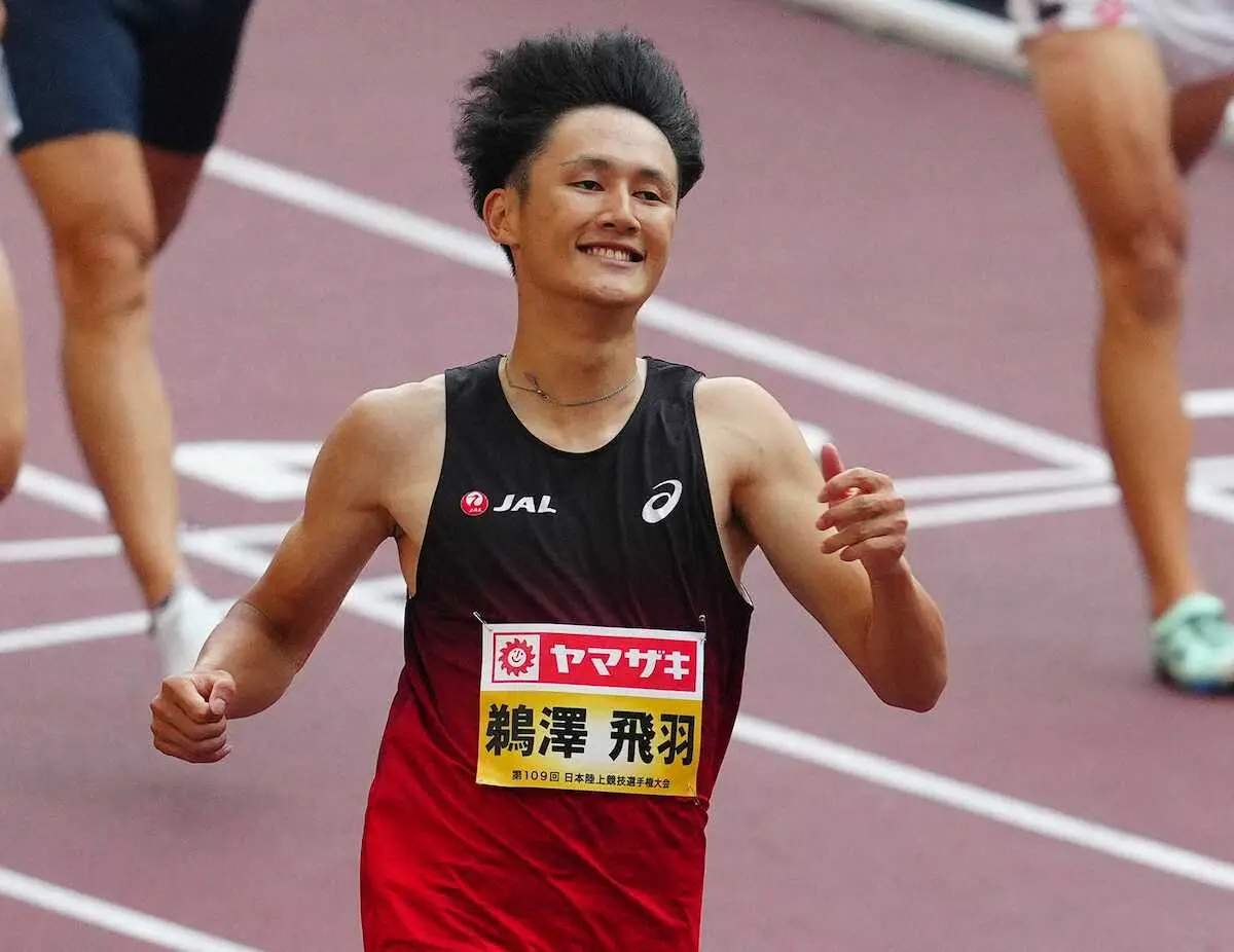【画像・写真】【陸上日本選手権】鵜沢飛羽3連覇「大事な数字。鵜沢は強いと知ってもらえた」男子200m