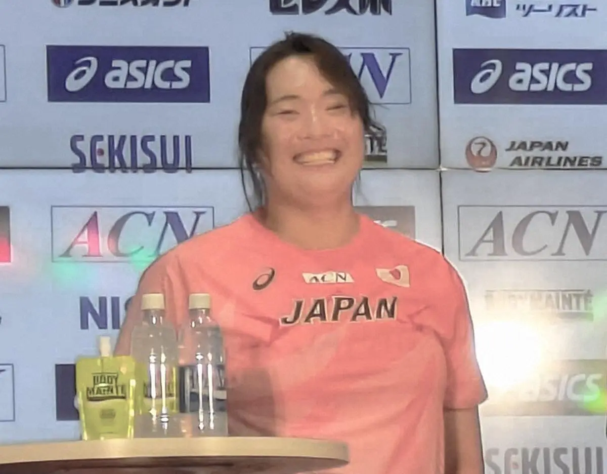 【画像・写真】【陸上】北口榛花、日本選手権から勇気「こんなに泣ける番組だったかな」右肘故障も回復順調