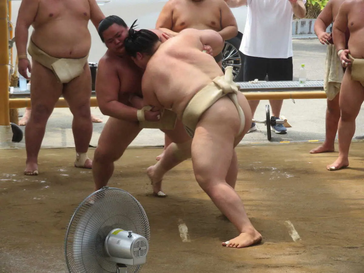 【画像・写真】琴桜　王鵬らと連日15番前後　「中味にこだわる」　今年に入って5、8、8勝からの復調へ手応え