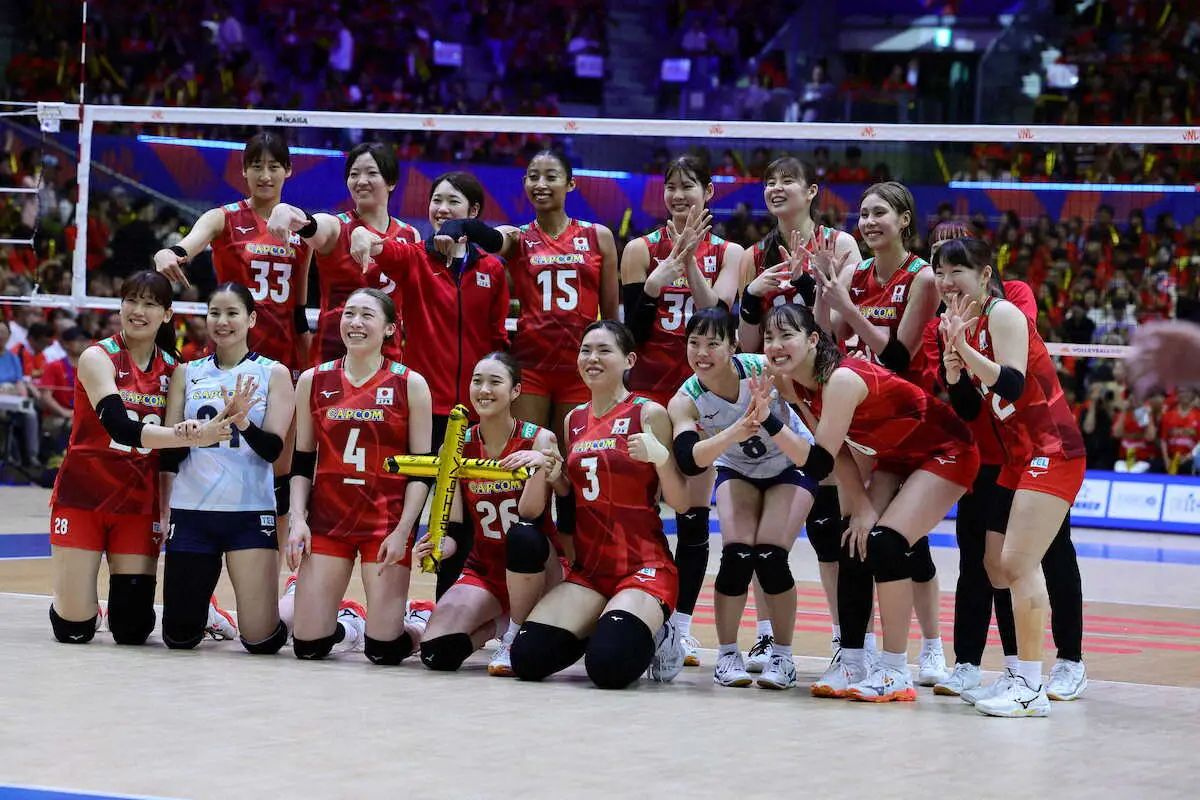 【画像・写真】【バレー】新エース23歳・佐藤淑乃　チーム最多の19得点　「思い出のある体育館」で躍動！