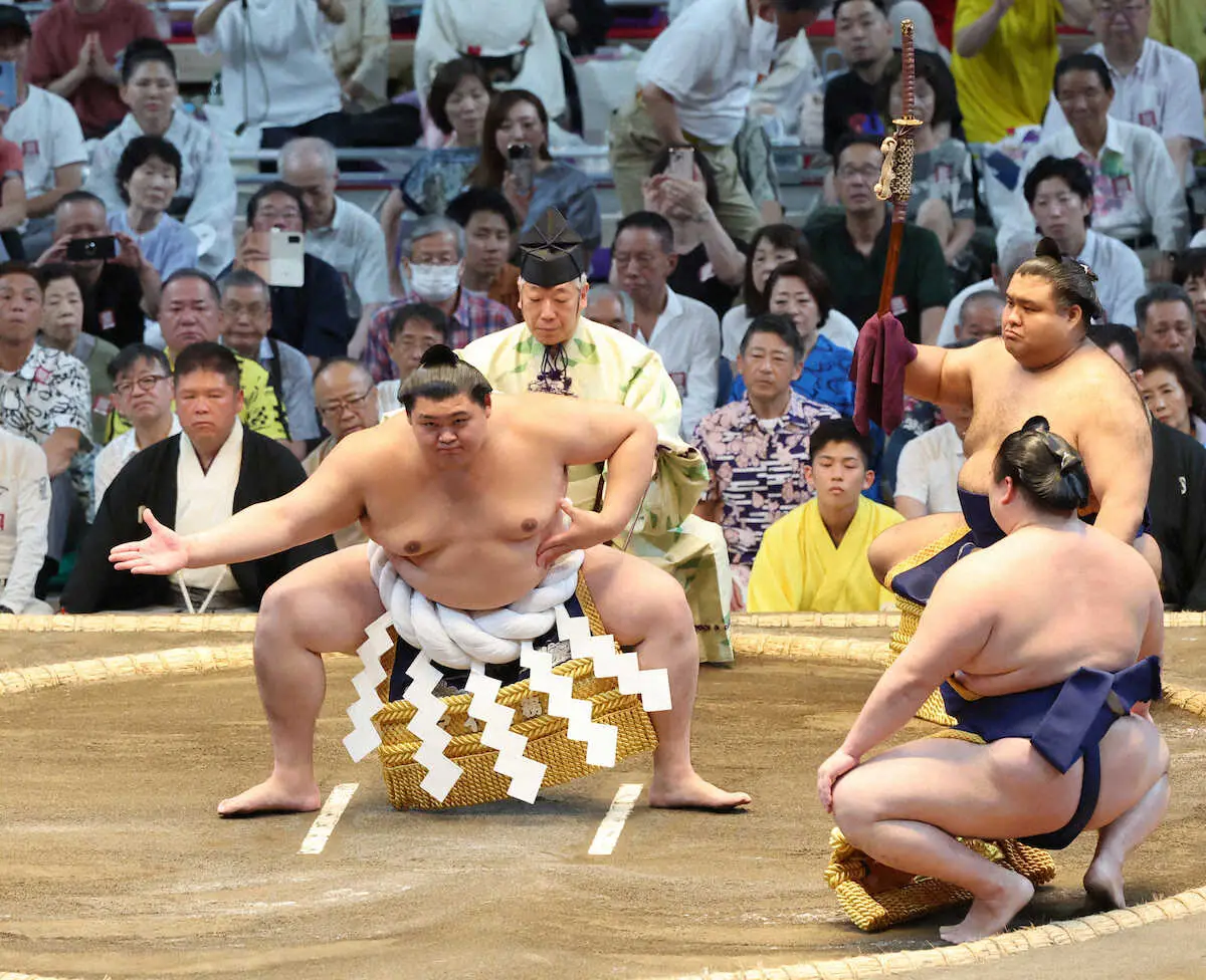 【画像・写真】新横綱・大の里「土俵入り含めて先場所とガラリと変わって…初めてだらけで大変だった」新会場で歴史的1勝