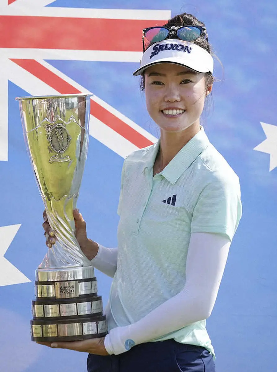 【画像・写真】【エビアン選手権】グレース・キムが劇的メジャー初V「いいプレーができた」POでチップイン＆イーグル
