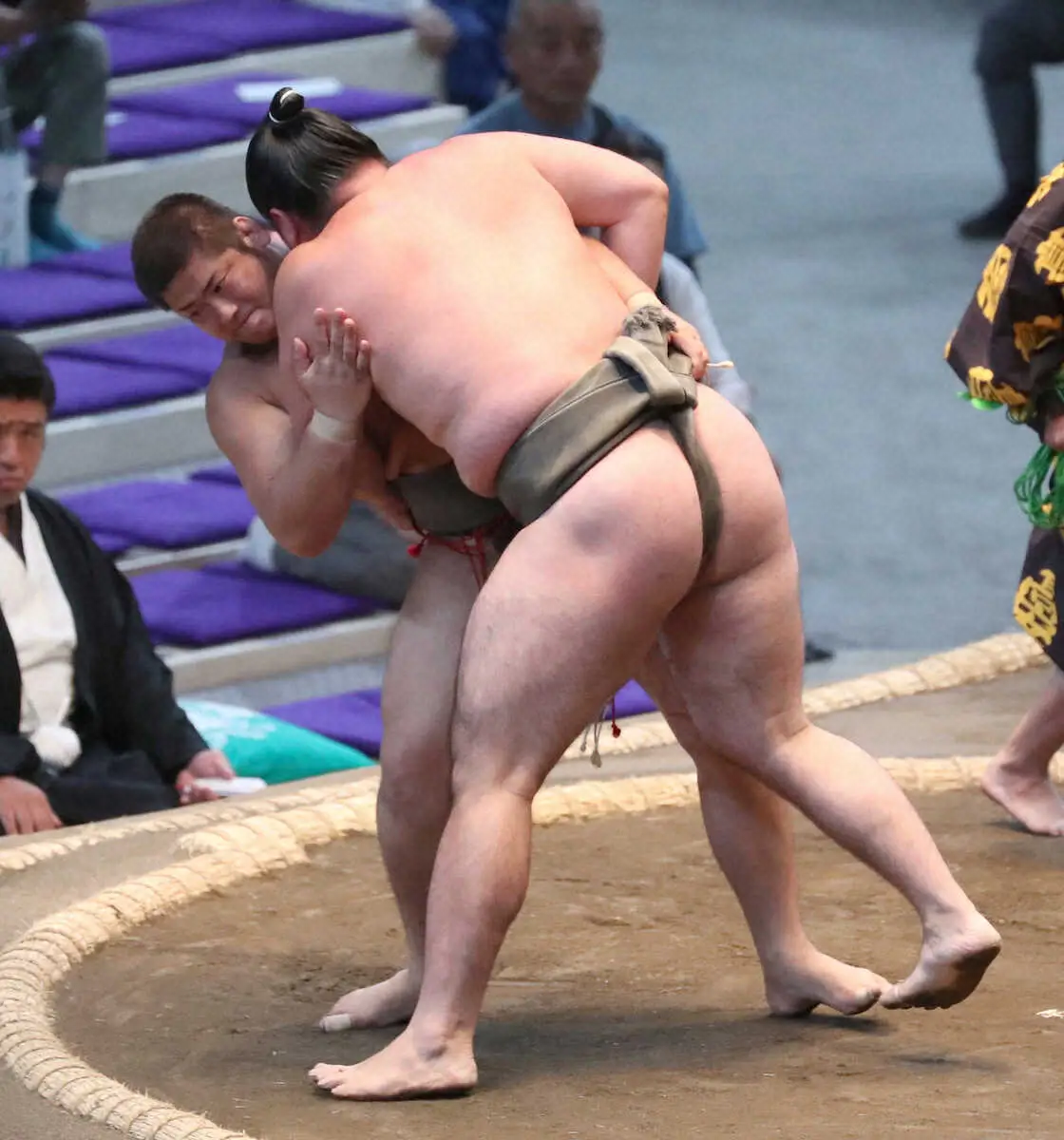 【画像・写真】幕下付け出しの竜翔が黒星デビュー「恥ずかしい相撲だった」尾上親方のおいで元十両・竜虎の弟