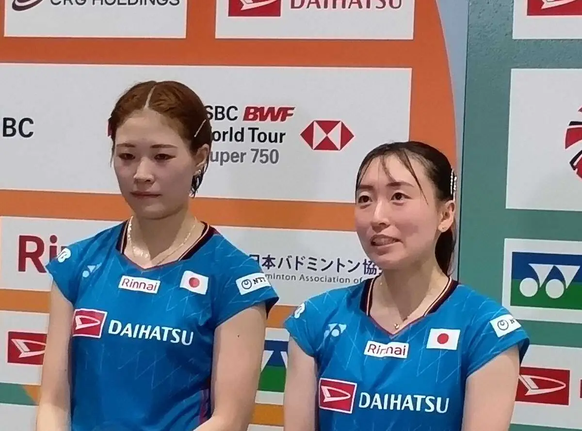 【画像・写真】女子ダブルスにまたも新星　大竹・高橋組がジャパン・オープンで第5シードを破る