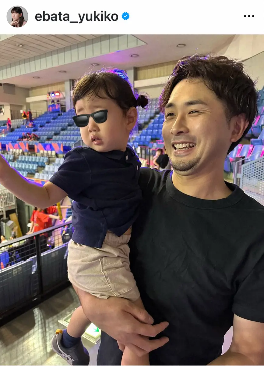 【画像・写真】江畑幸子さん公式インスタグラム(@ebata_yukiko)から