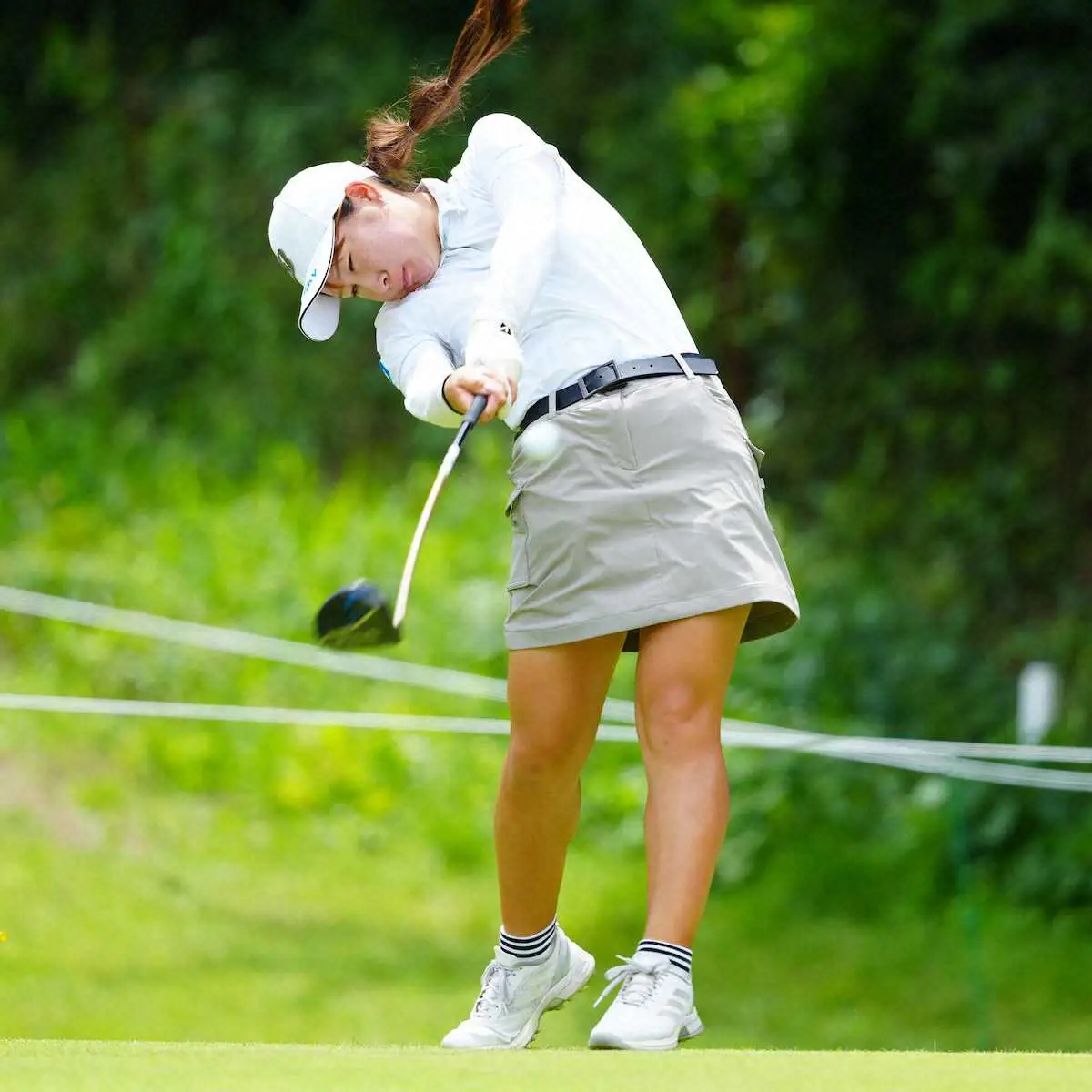 【画像・写真】【女子ゴルフ】ルーキー荒木優奈　自己ベスト63の好発進「入る気しかしなかった」パットが絶好調