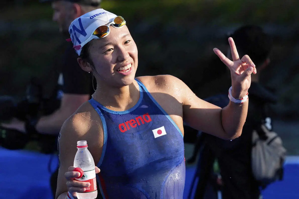 【画像・写真】【世界水泳】7年前まで「海に入ったことがなかった」21歳が快挙　梶本一花OWS5キロで日本勢初メダル