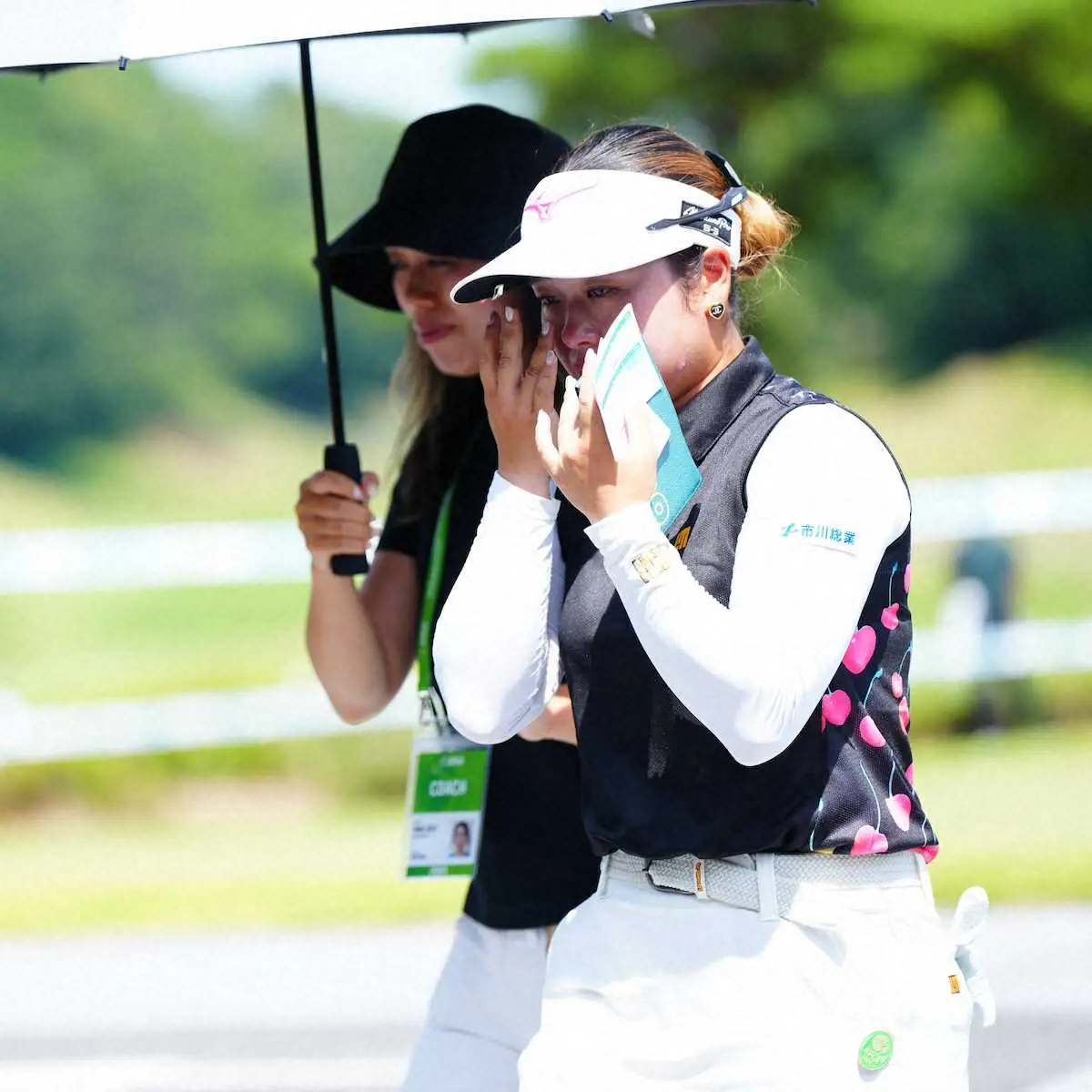 【画像・写真】【女子ゴルフ】仲村果乃「ラッキーだった」史上5人目の3日連続イーグルも　あと一歩届かず涙の2位