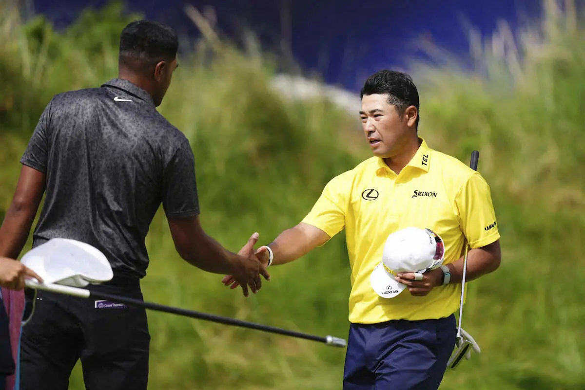 【画像・写真】【全英OP】松山英樹が4連続含む7バーディー「精一杯の結果」　最少タイ66、暫定13位でホールアウト