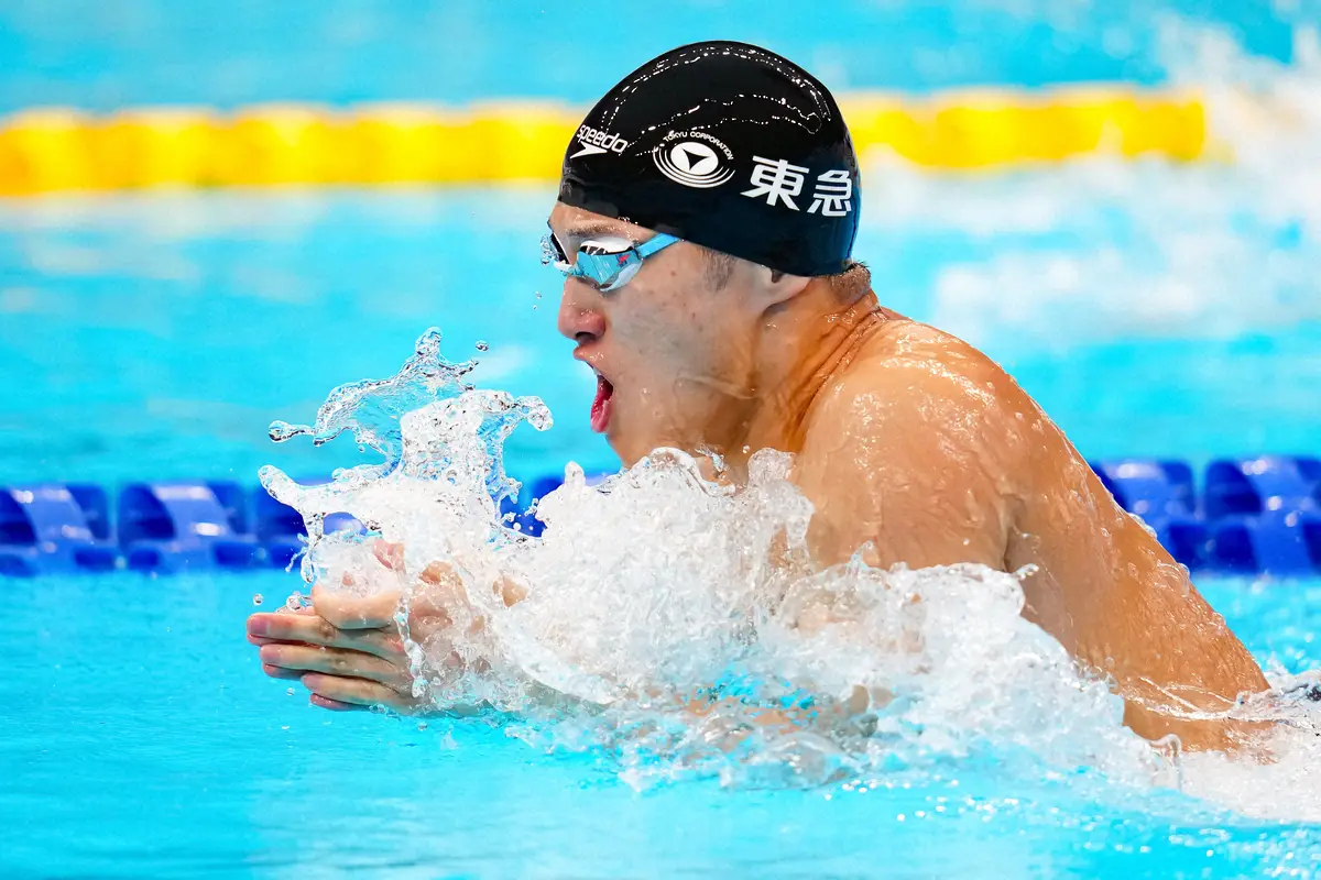 【画像・写真】3月の日本選手権では男子200メートル平泳ぎで優勝した深沢大和