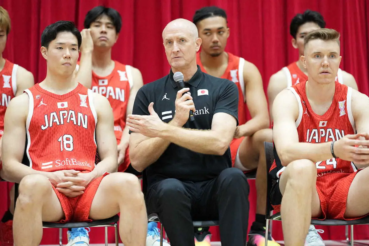 【画像・写真】【バスケ男子】馬場雄大＆ホーキンソン、アジア制覇へ共同主将