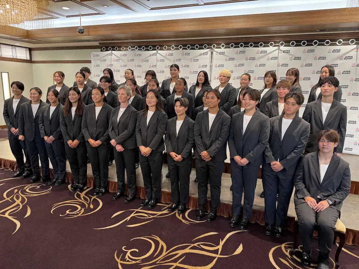 【画像・写真】【サクラフィフティーン】W杯代表に長田主将、斉藤ら32人を選出「ベスト8以上を目指す」