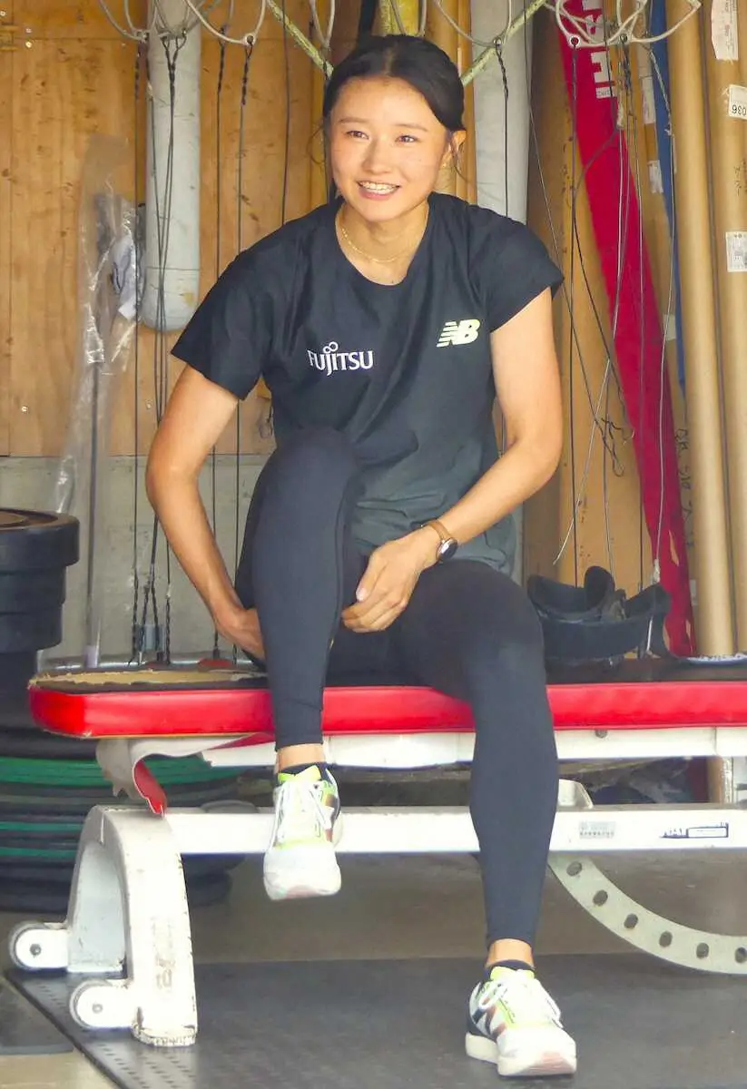 【画像・写真】【陸上】100mハードル・田中佑美　世陸標準記録へ「最大限の準備を」カヌートレーニングで課題克服