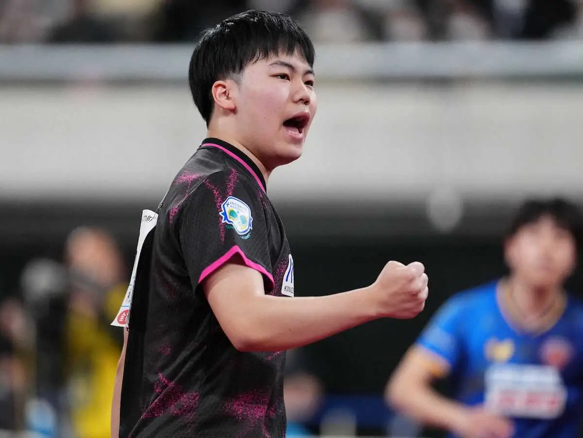 【画像・写真】【卓球】18歳の松島輝空が激闘制し初戦突破　2回戦はモーレゴードと　WTTチャンピオンズ開幕