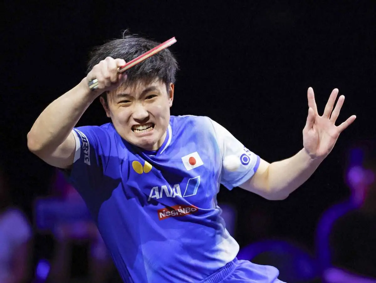 【画像・写真】【卓球】張本智和　ストレートで初戦突破！次戦パリ五輪で敗れたスウェーデン選手と激突「全力で勝ちたい」