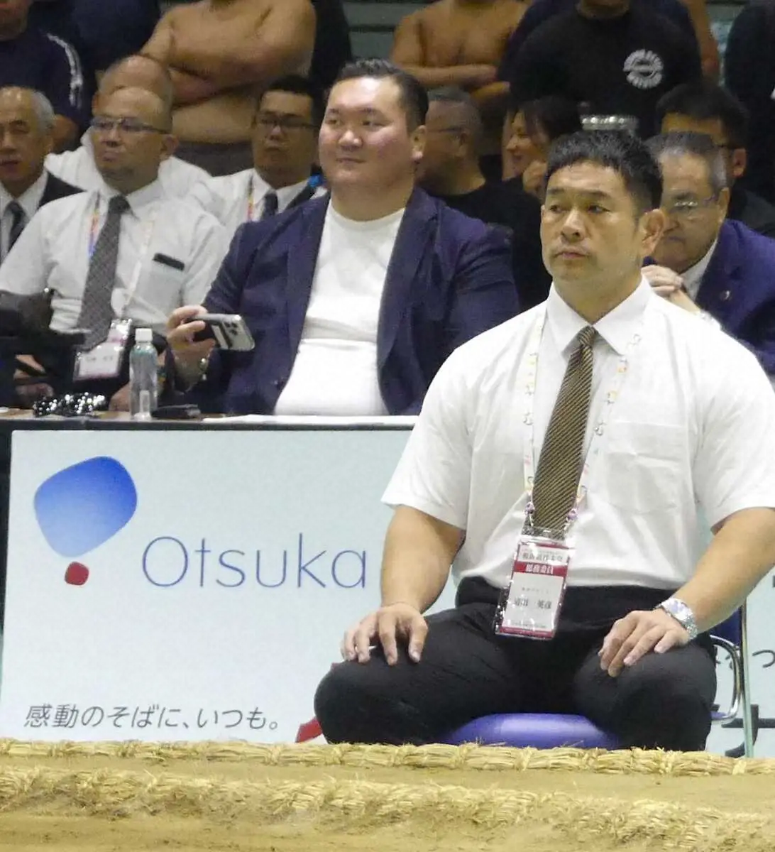 【画像・写真】元横綱・白鵬翔氏が鳥取で高校総体を観戦「アマチュアを大事にしていかないと」相撲普及への思いを熱弁