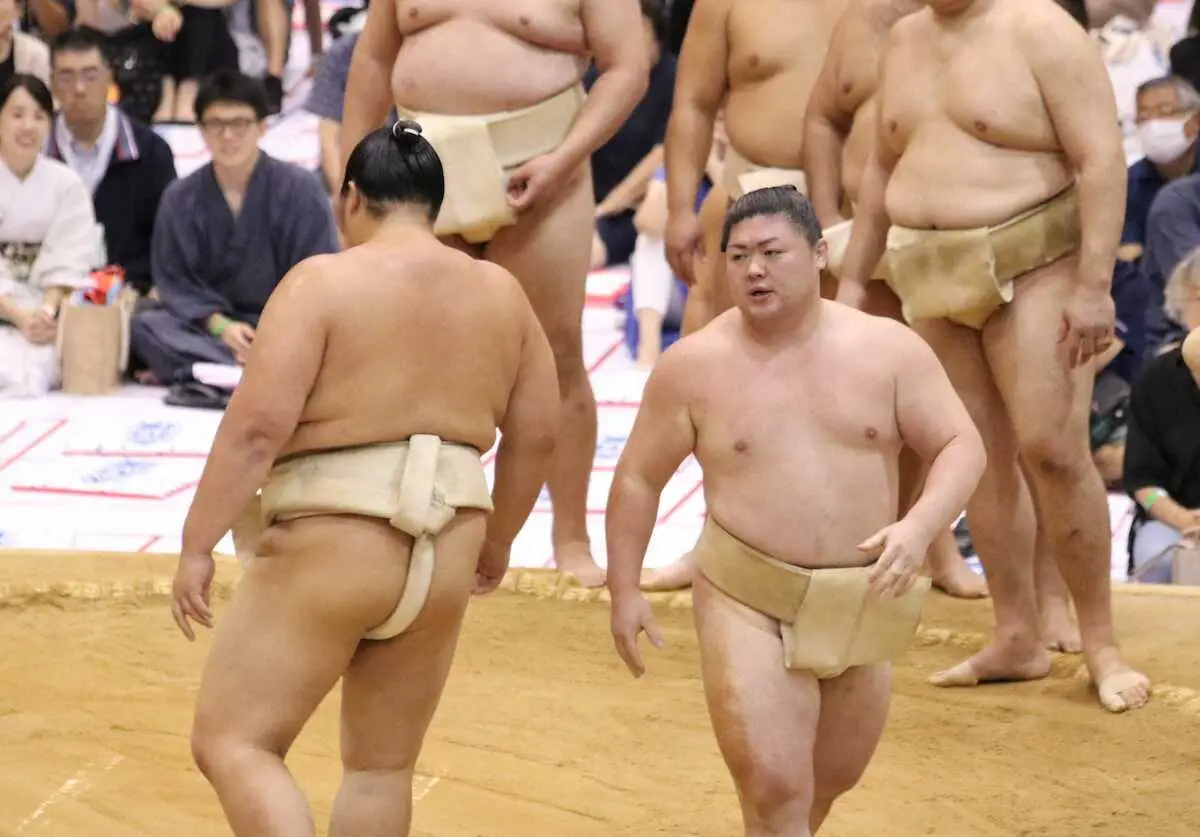 【画像・写真】宮城県出身の時疾風「去年は十両だった。声援を受けるのは、ありがたい」　幕内で迎える初の地元巡業