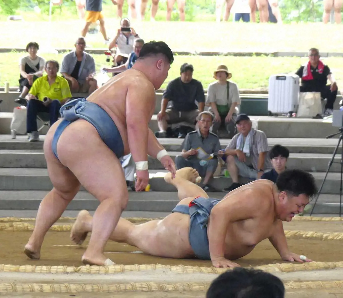 【画像・写真】全日本大学選抜相撲十和田大会　日体大のバヤルボルドが初の全国タイトル獲得　団体戦は中大が初優勝