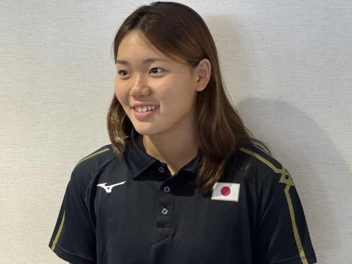 【画像・写真】【競泳】平井瑞希「目標はMVP」1日最大5レースのハード日程も気合十分　世界ジュニアへ出発