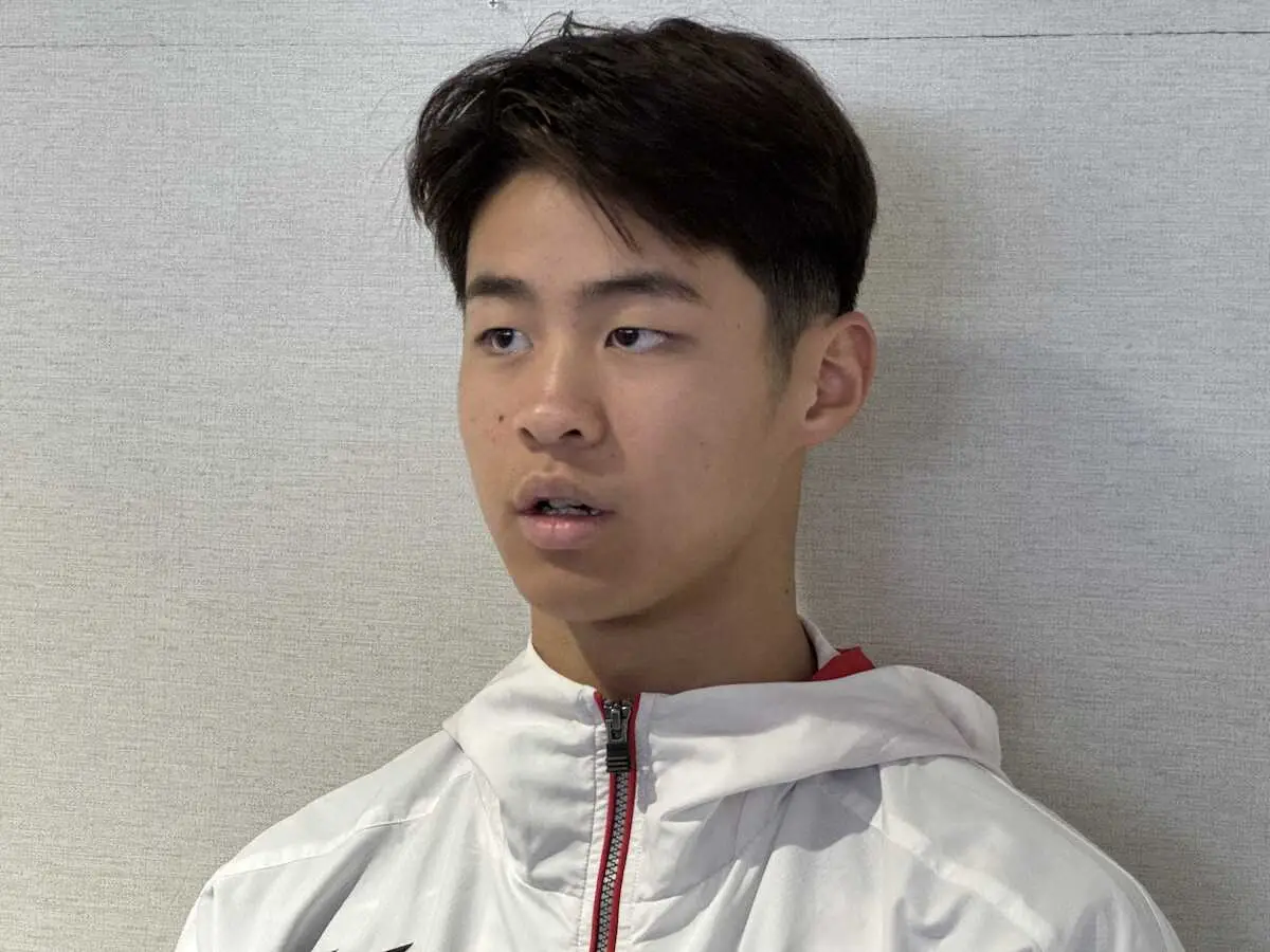 【画像・写真】【競泳】世界ジュニア記録保持者・小島夢貴「松下君の4分8秒32を超える」世界ジュニアへ出発