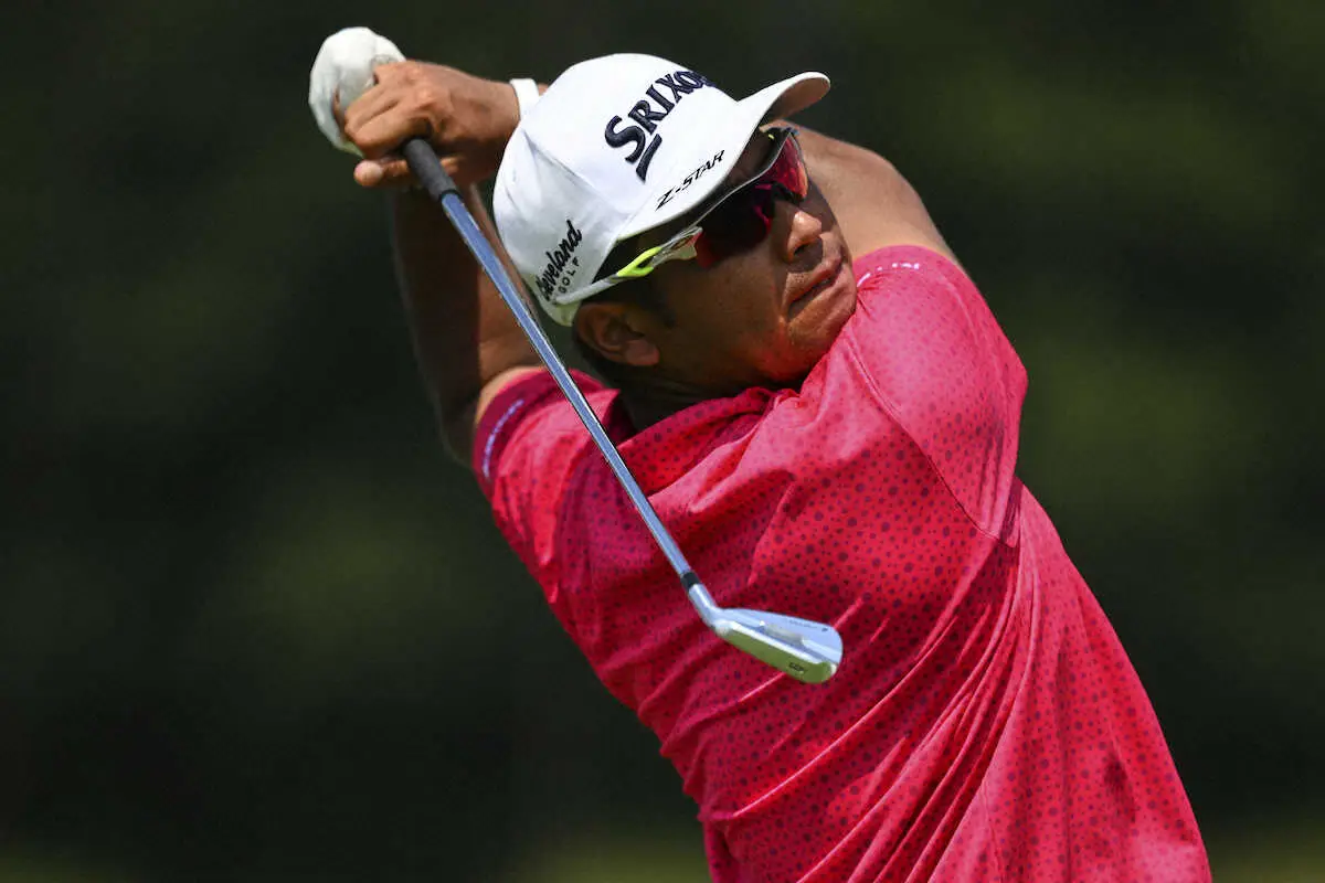 【画像・写真】【米男子ゴルフ】松山英樹　最少64で4位浮上　フィールド唯一36ホールでボギーなし